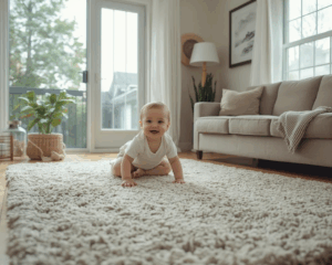 Hypoallergenic Carpet Cleaning, Baby Crawling on Carpet